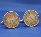 Einzelstück - Manschettenknöpfe aus Münzen 1
